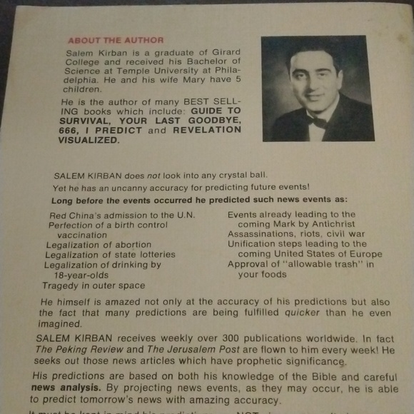 I Predict, book from the 70's - Picture 5 of 6